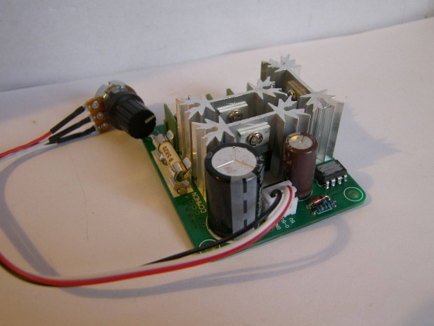 PWM DC Motor fordulatszm szablyz panel 90 V 15 A