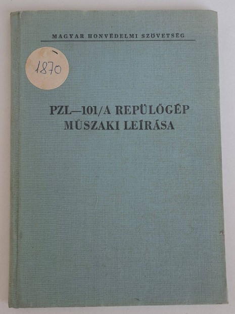 PZL - 101/A Replgp Mszaki Lersa 1967