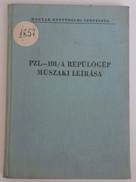 PZL - 101/A Replgp Mszaki Lersa.1967