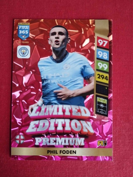 P. Foden Manchester City FIFA 365 2025 Prmium Limited edition krtya