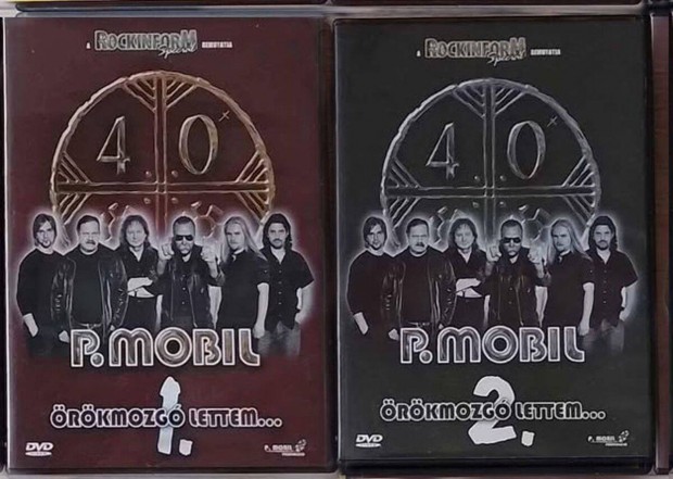 P. Mobil - rkmozg lettem 1-2. DVD-k