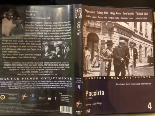 Pacsirta DVD (karcmentes, Pger Antal)