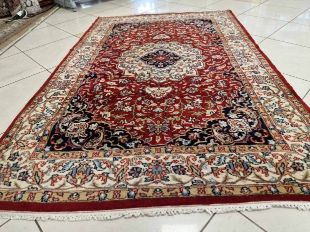 Pakisztni tabriz motvumos 125x190 kzi gyapj perzsa sznyeg BFZ652