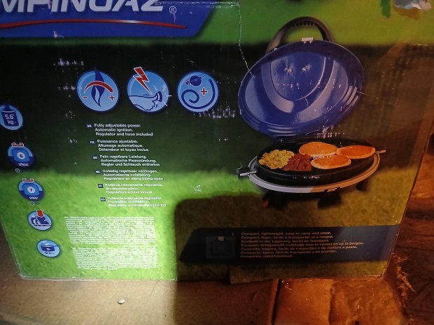 Palackos gázzal müködő grill