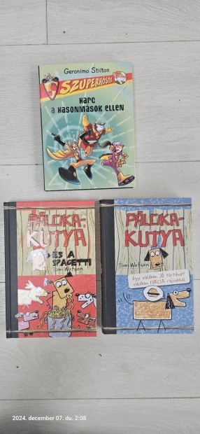 Plcika kutya s Geronimo Stilton gyerekknyvek