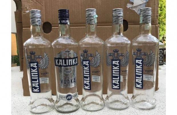 Pálinkásüveg 0,5 literes pálinkás vodkás üveg palack Posta
