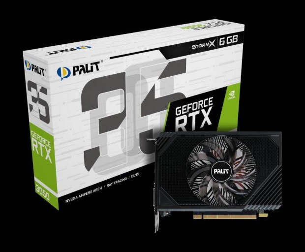 Palit Geforce Rtx 3050 Stormx 8GB Gddr6 videokrtya