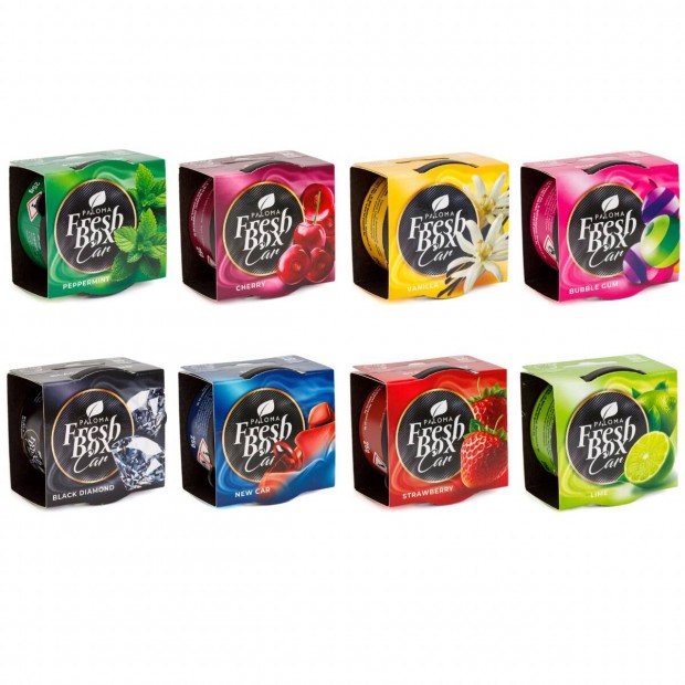 Paloma Fresh box Autós illatosító - 25 g autóillatosító - 8 féle