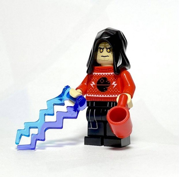 Palpatine csszr - Karcsonyi pulcsiban Eredeti LEGO minifigura - j