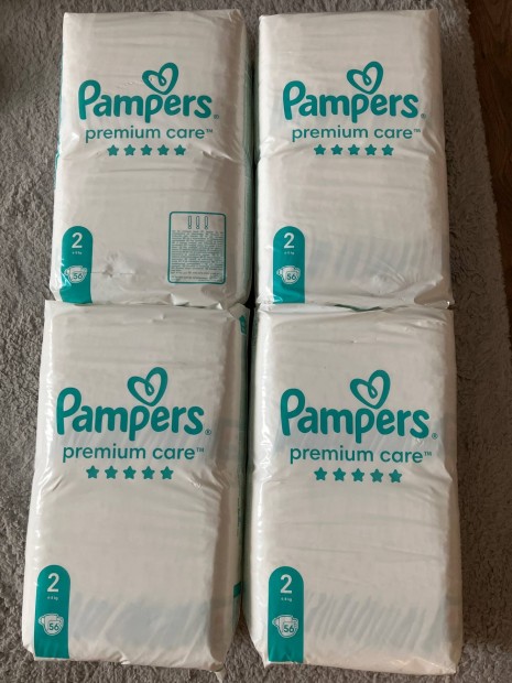 Pampers 2-es pelenka 4 csomag 224db bontatlan