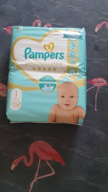 Pampers Pr. Pelenka, 1.(2-5kg) egyben 4+1cs. eladó Kapuváron