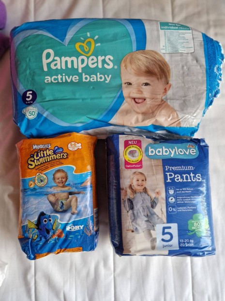 Pampers, Babylove, Huggies pelenka