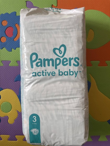 Pampers active baby 3 pelenka