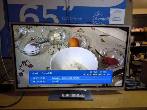 Panasonic 107 cm full hd LED televzi garancival 