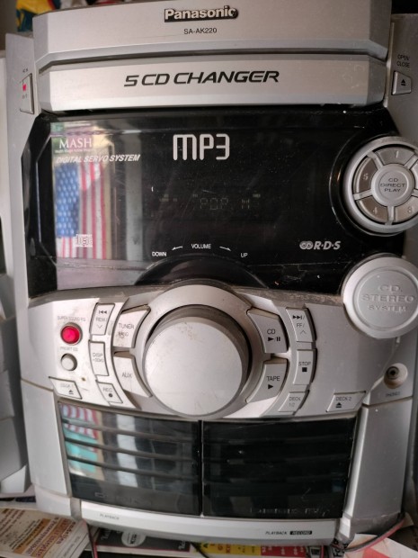 Panasonic 174 wattos nagy teljesitmenyű hifitorony