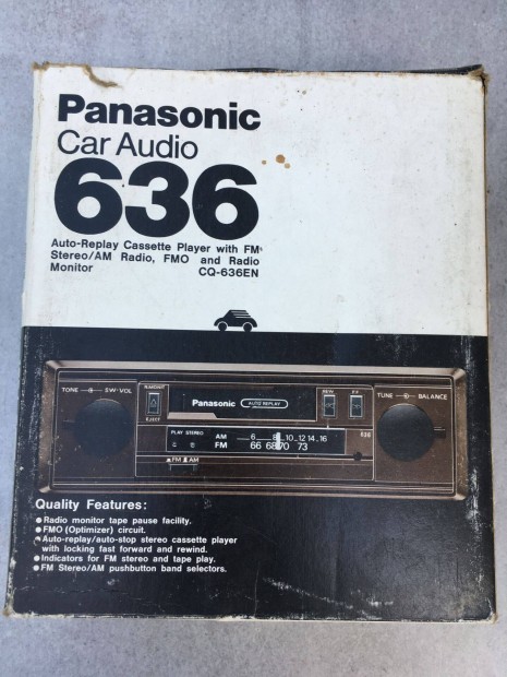 Panasonic 636 Car Audio vetern autrdi MC