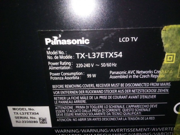 Panasonic 93 cm kptls 3D LED TV