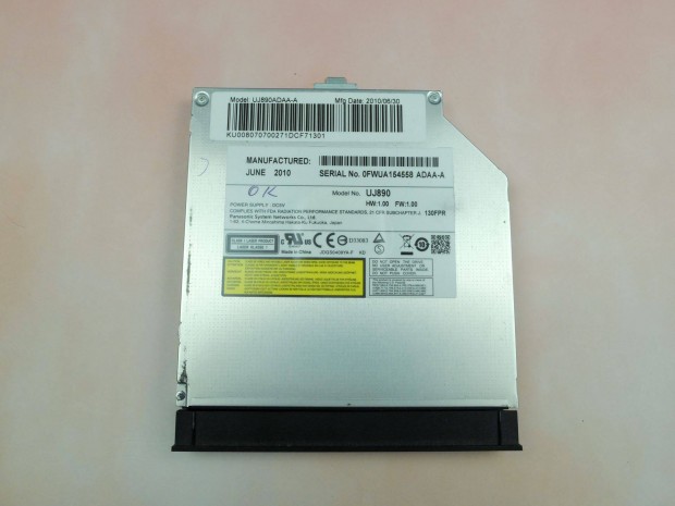 Panasonic Acer laptop DVD RW DL r 12mm Uj890