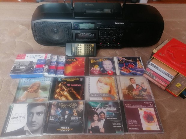 Panasonic Boombox, ingyen CD-k, Kazettk