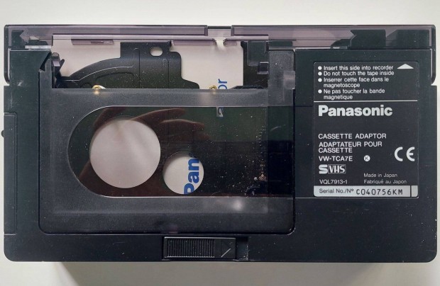 Panasonic Cassette Adaptor S VHS Videokamera Kazetta ttalakit VHS