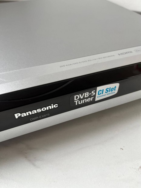 Panasonic DMR-EX81S DVD lejátszó Recorder felvevö HDD iró müködik
