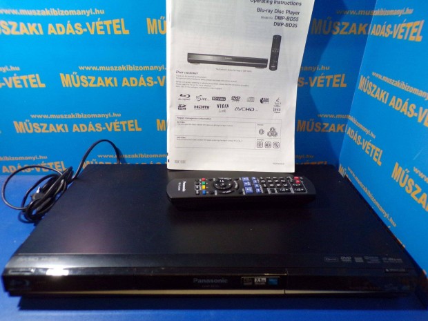 Panasonic Dmpbd 35 Asztali lejátszó jótállással Blu-Ray formátumot n m