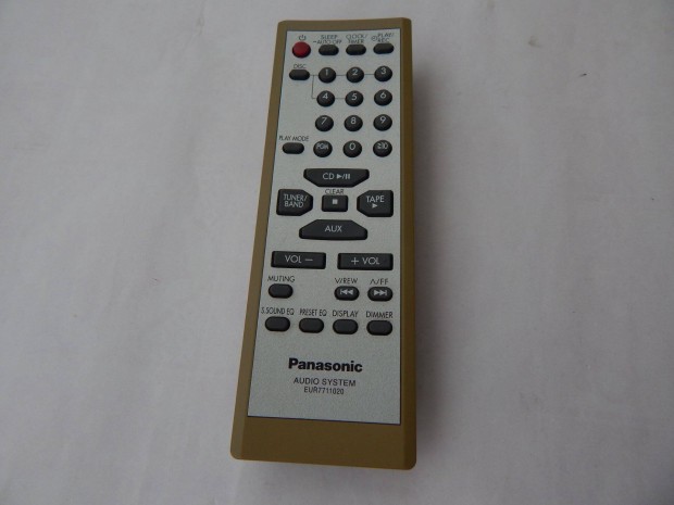 Panasonic EUR7711020 Audio Rendszer Távirányító Eredeti