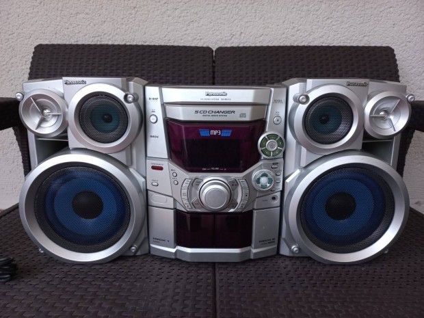 Panasonic Hi-Fi torony, music center, cd lej�tsz�