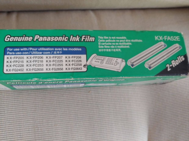 Panasonic Ink film 2 db Kx-Fa52E