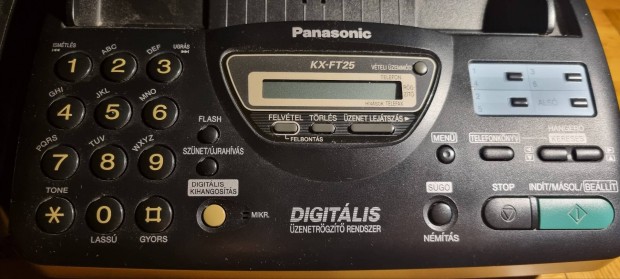 Panasonic Kx-FT25 telefon, fax hibs 