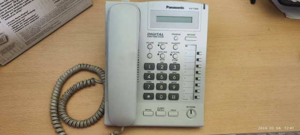 Panasonic Kx-T7665 digitlis vezetkes telefon, szp llapot