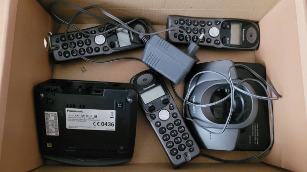 Panasonic Kx-TG1100HG vonalas, vezetk nlkli telefon 3db hibs