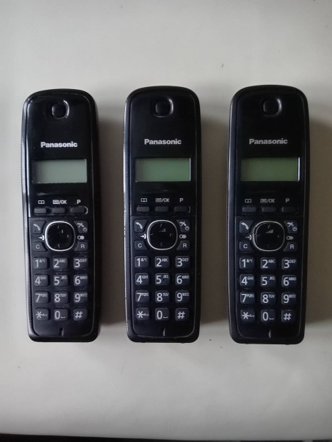 Panasonic Kx-TGA 161FX vezetk nlkli telefon, 3db kzibeszl 