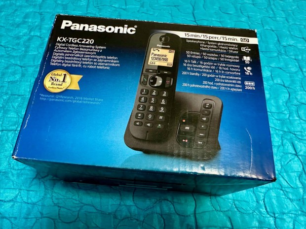 Panasonic Kx-TGC220PDB zenetrgzts vezetk nlkli dect telefon