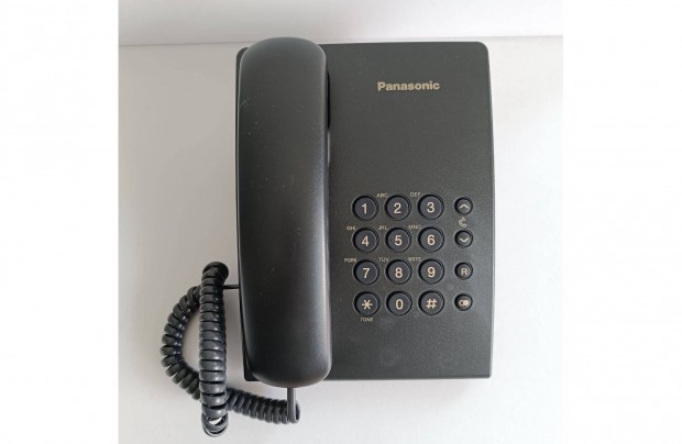 Panasonic Kx-TS500HGB fekete asztali s falra is szerelhet kszlk