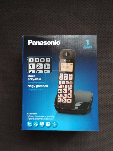 Panasonic Kx-Tge110HGB dect telefon elad (j)