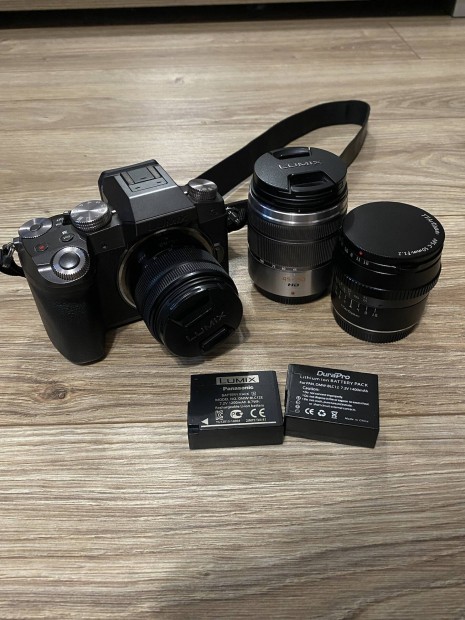 Panasonic Lumix G7 (Lumix DMC-G7) + 3 objektiv