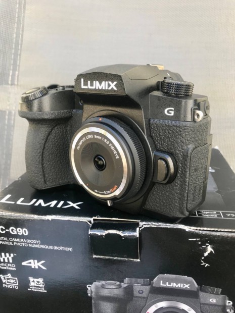 Panasonic Lumix G90 milc vz+9mm obi+3akku