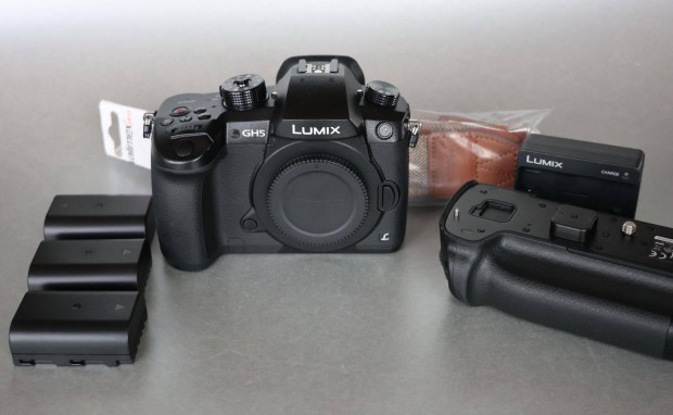 Panasonic Lumix GH5 + grip + cage + 3 akku