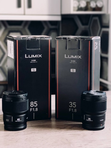 Panasonic Lumix S 35mm f/1.8 (S-S35E) + 85mm f/1.8 (S-S85E)