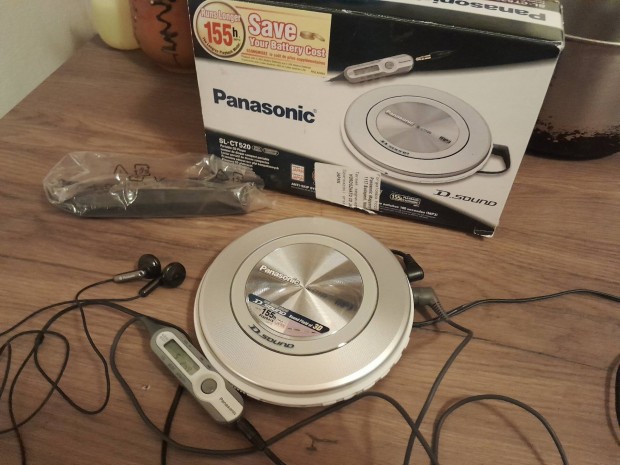 Panasonic MP3-as Discman jszer llapotban , dobozban 