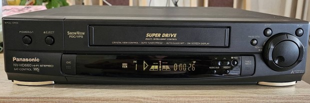 Panasonic NV-HD660 HI-Fi Stereo video, vhs lejtsz 