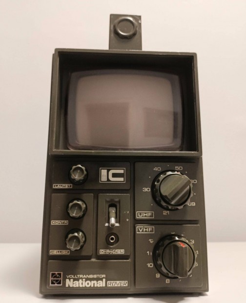 Panasonic National Rover retr hordozhat TV 1975!