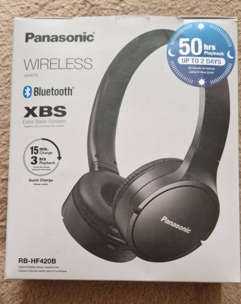 Panasonic RB-HF420B bluetooth fejhallgat