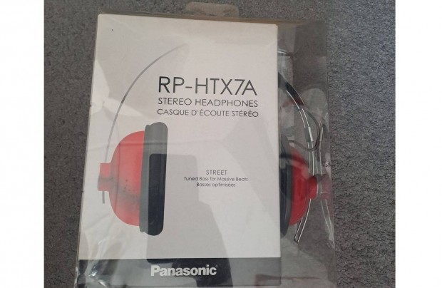 Panasonic RP-HTX7A Piros Fejhallgat