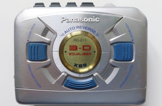 Panasonic RQ-E11 ODA-Vissza Jtsz Sztere Walkman Kazetts MAGN