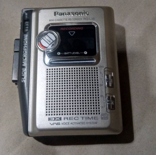 Panasonic RQ-L36 normál kazettás monó diktafon