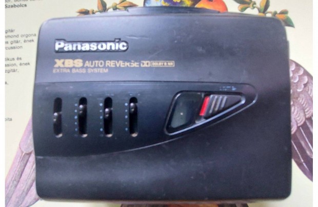 Panasonic RQ-P250 ODA-Vissza Jtsz Sztere Walkman Kazetts MAGN