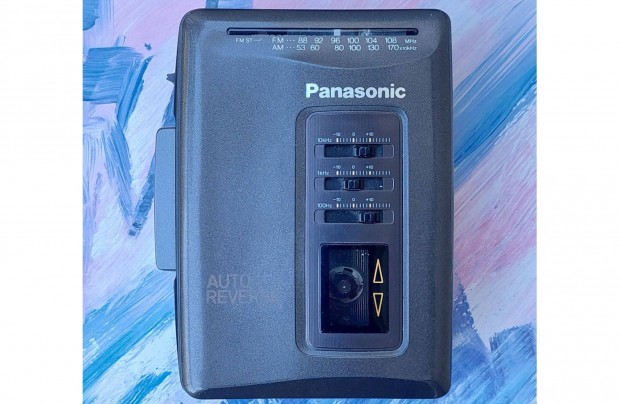 Panasonic RQ-V152 Rdi FM/AM ODA-Vissza Jtsz Walkman Kazetts MAGN