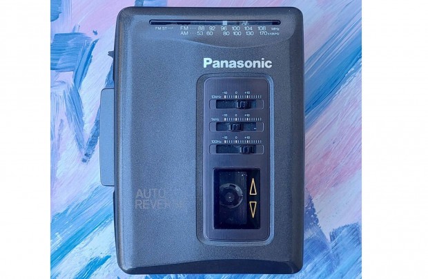 Panasonic RQ-V152 Rdi FM/AM ODA-Vissza Jtsz Walkman Kazetts MAGN